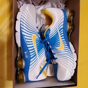 Nike iD Shox Personalized Blue Yellow White 9.5